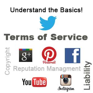 Social Media manager terms of service