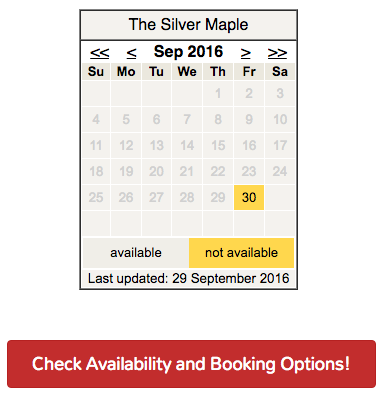 Booking calendar