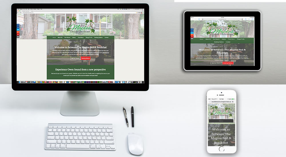 Owen Sound B&B web design