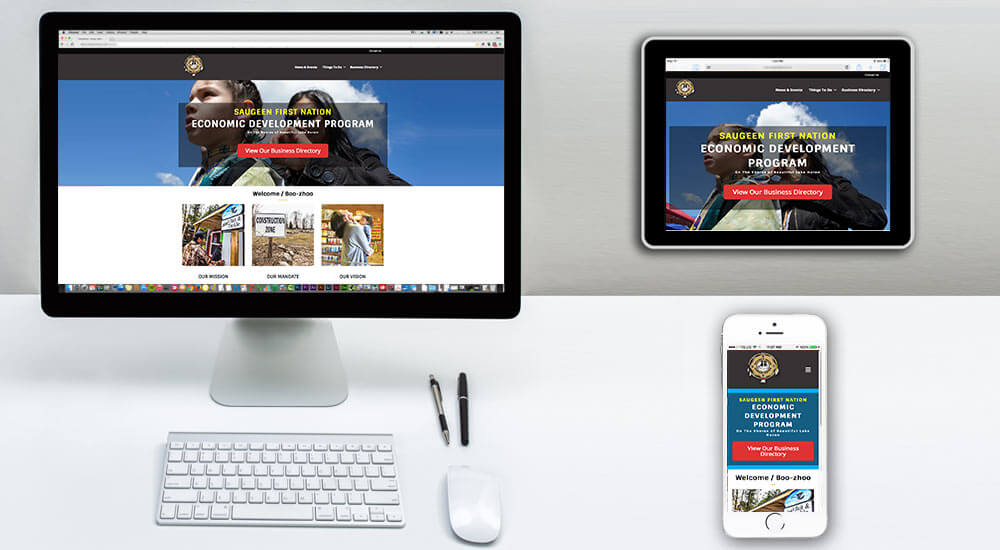 first nation web design