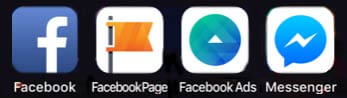 facebook apps icons