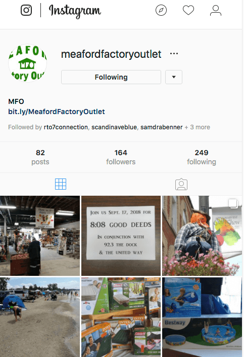 Meaford Factory Outlet Instagram Meaford Factory Outlet Instagram