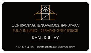 greybruce construction business card