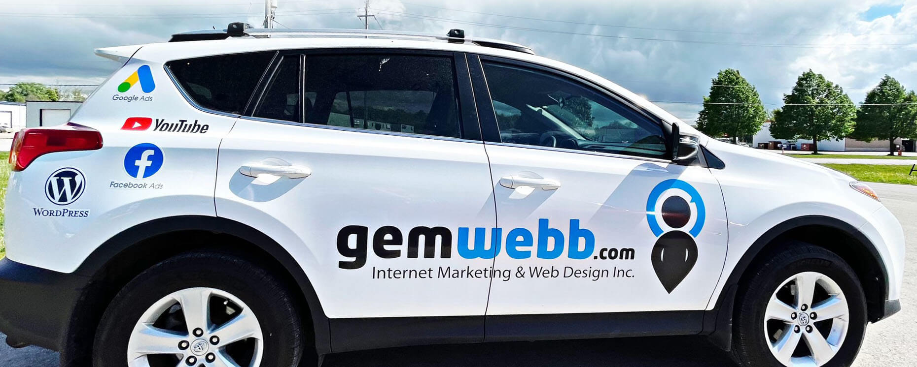 marketing agency car wrap