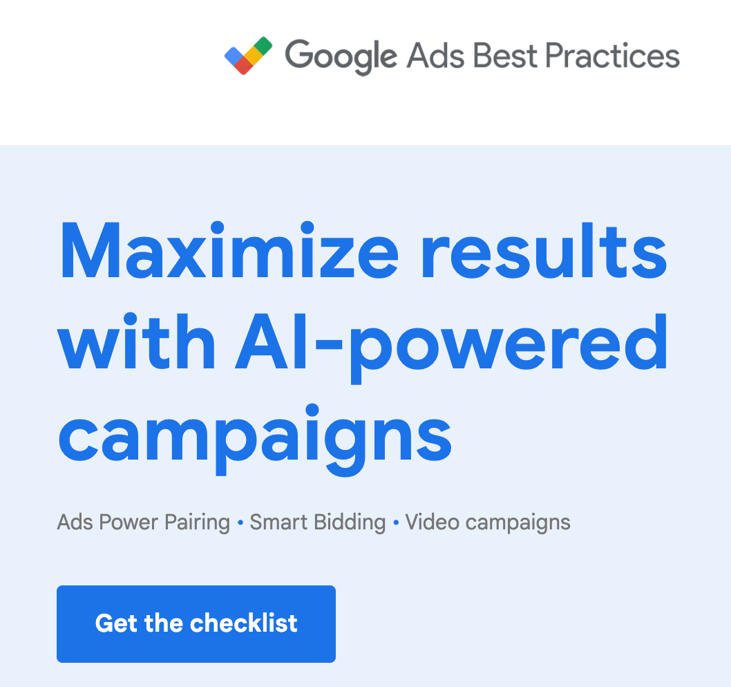 GOOGLE ADS AI CAMPAIGNS